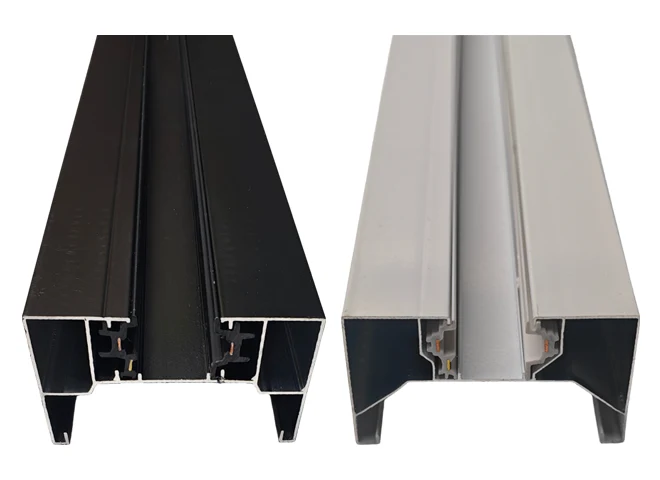 White and black Track Rail