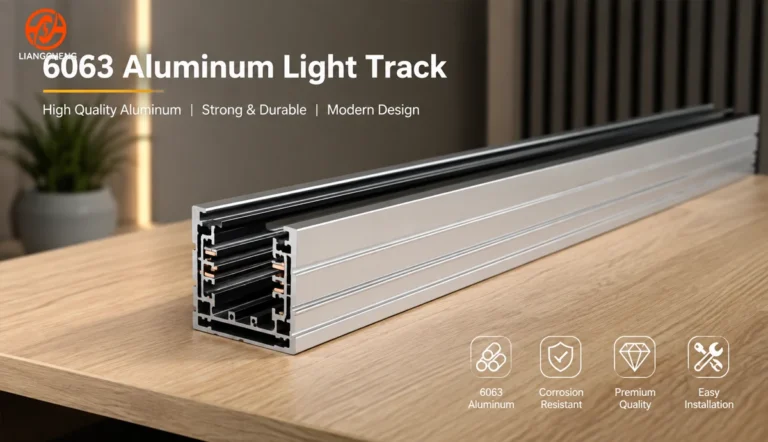 6063 Aluminum Alloy Light Track Product Showcase