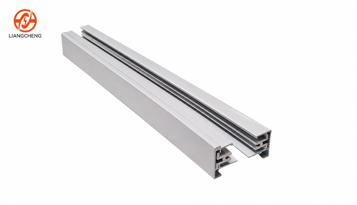Complete visual of Liangcheng LJ-201 silver two-wire conventional track rail
